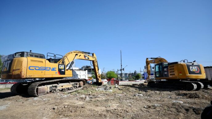 Inician obras para el distribuidor vial Gómez Morín en San Pedro Garza García