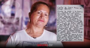 Ceci Flores envía carta a "El Chapo" Guzmán para pedir información de desaparecidos por el Cártel de Sinaloa