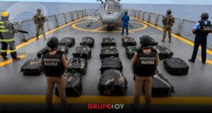 Decomisan más de 800 kilos de cocaína frente a las costas de Guerrero
