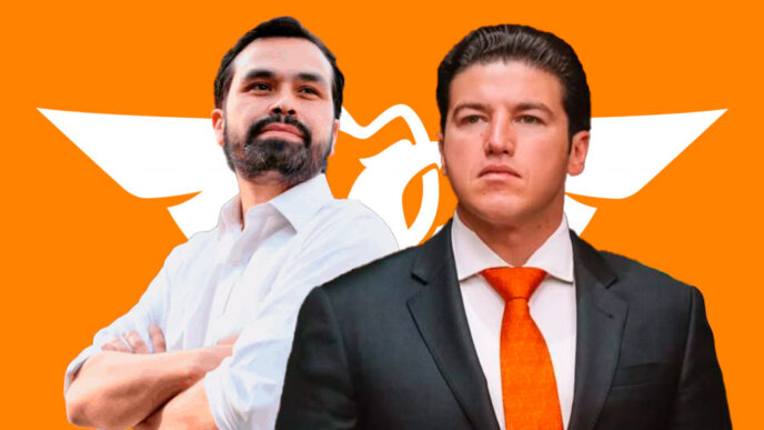 Samuel García presenta a Jorge Álvarez como precandidato a la presidencia con Movimiento Ciudadano