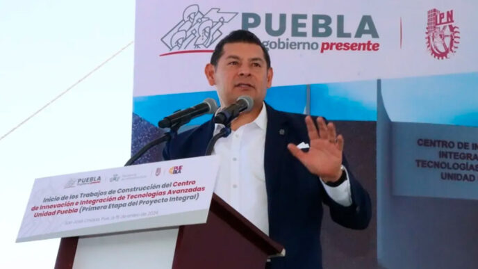 Alejandro Armenta asegura que Puebla es un estado educativo y tecnológico