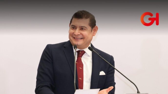 Alejandro Armenta lanzó la marca "Hecho en Puebla" ante los aranceles