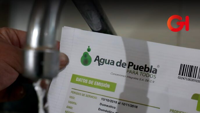 Agua de Puebla tarifas