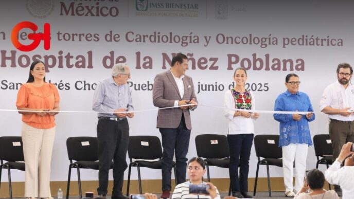 Armenta y Sheinbaum fortalecen salud infantil en Puebla con nuevo hospital IMSS-Bienestar