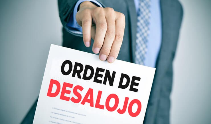 orden de desalojo