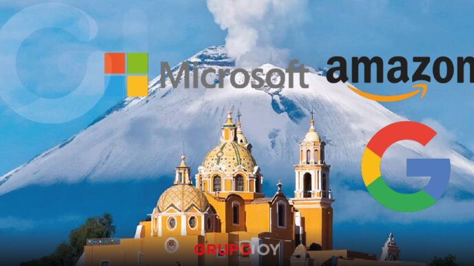 Google Microsoft Amazon Puebla