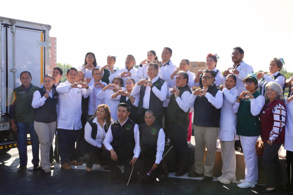 Rutas de la Salud llevan medicamentos a hospitales del IMSS-Bienestar en Puebla
