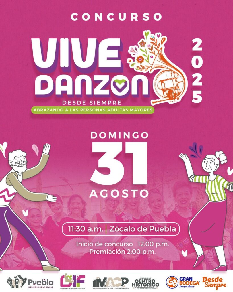“Vive Danzón: Desde siempre abrazando a las personas adultas mayores” Puebla