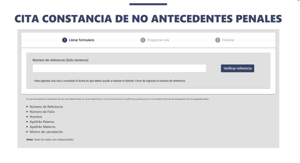 Guía para obtener tu Constancia de No Antecedentes Penales en Puebla