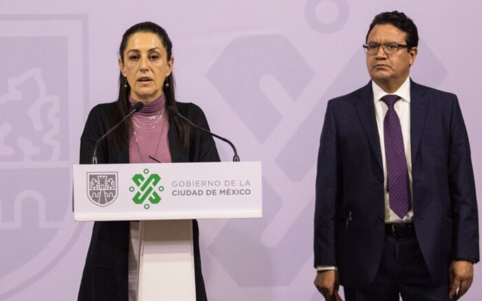 Claudia Sheinbaum y Néstor Vargas