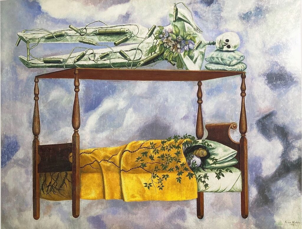 El Sueño (La Cama) Frida Kahlo