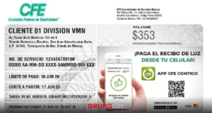 CFE recibo luz