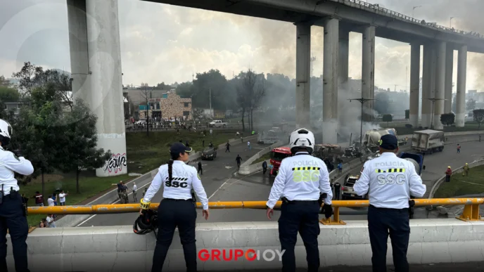 Puebla descarta heridos locales tras explosión de pipa en CDMX