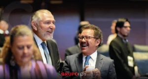 Ignacio Mier rinde primer informe en Puebla entre críticas, ausencias y apoyo de Adán Augusto López