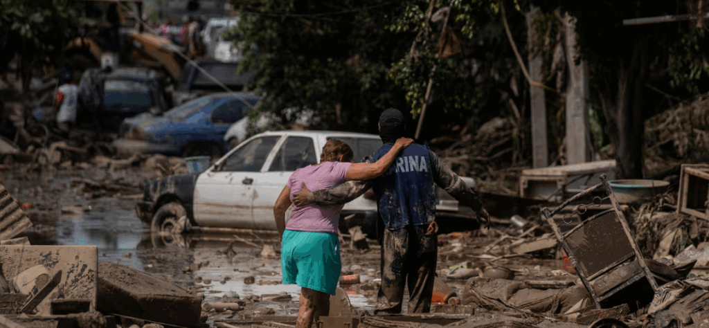 damnificados de lluvias en cinco estados de México