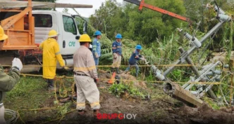 CFE detalla daños eléctricos en Puebla tras lluvias