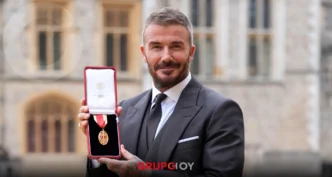 David Beckham se convierte en Sir: El rey Carlos III lo nombra caballero del Reino Unido