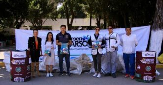 Ayuntamiento de Puebla realiza el primer reciclatón de la campaña Canchas X Latas