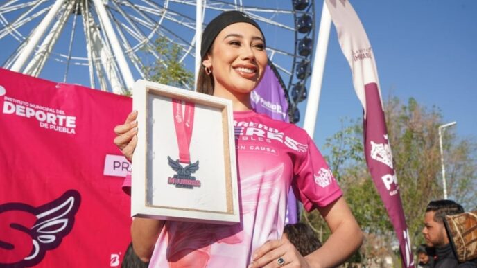 Carrera Mujeres Imparables 2026: Presentan medalla y playera oficiales