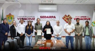 Puebla y Veracruz firman convenio para el traslado de colmenas