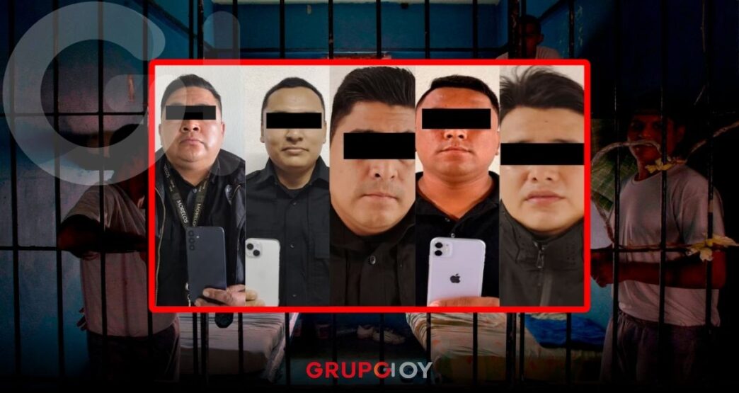Detienen a custodios en penal de Morelos por ingresar celulares, drogas y chips