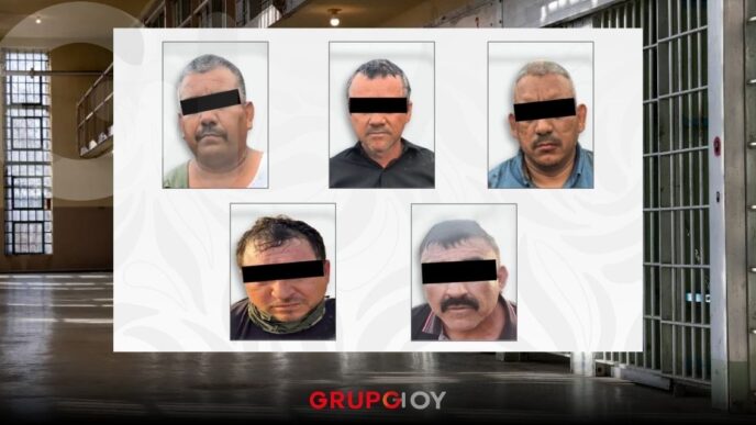 Detienen a cinco integrantes de "Los Chapitos" en Sinaloa: aseguran armas, chalecos y vehículo