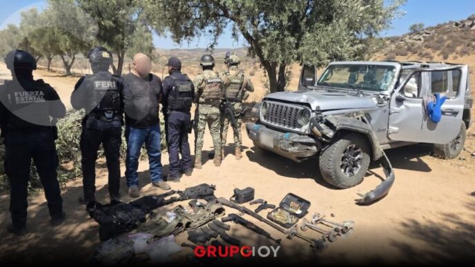 Detienen en Baja California a "El Checo", presunto líder criminal ligado al CJNG