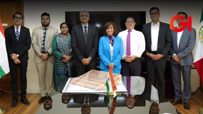 Lorena Cuéllar sostiene una reunión clave con el embajador de la India en México