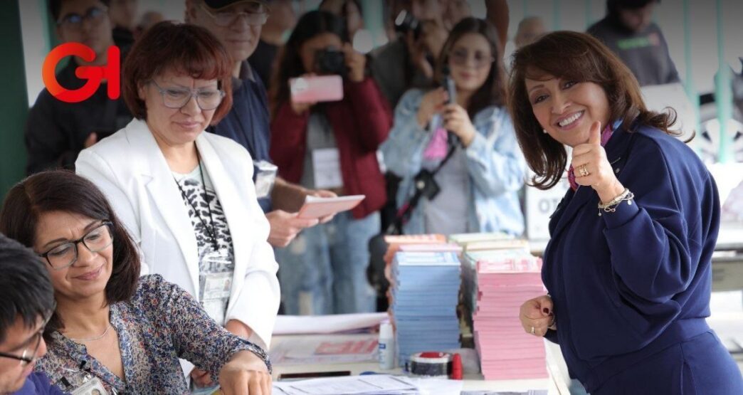 Lorena Cuéllar vota y pide votar este 1 de junio