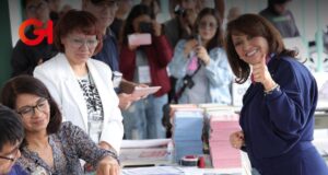 Lorena Cuéllar vota y pide votar este 1 de junio