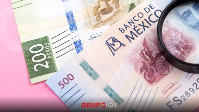 Falsificación de billetes en México aumenta 6.4% en 2025