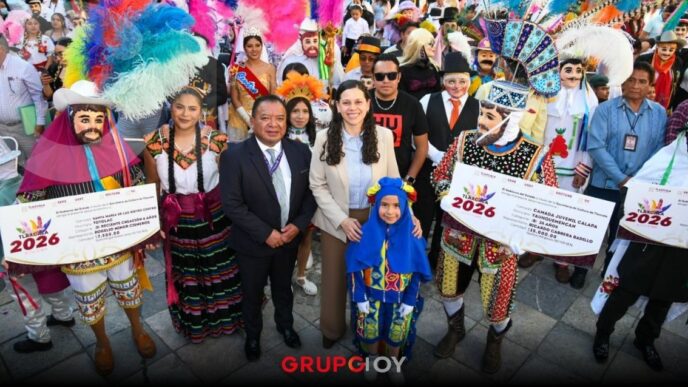 Gobierno de Tlaxcala impulsa el Carnaval 2026 con apoyos económicos a 300 camadas