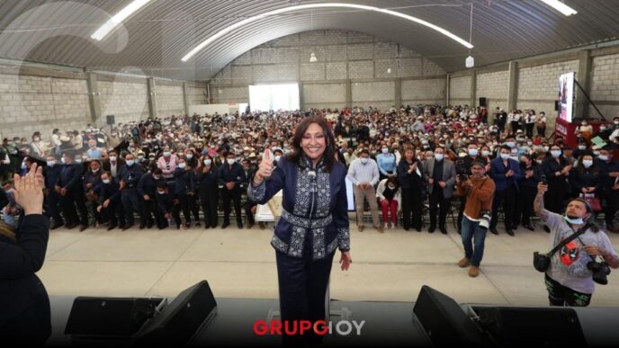 Lorena Cuéllar consolida el Oriente de Tlaxcala como motor económico con PODECOBI y 618 mdp en infraestructura