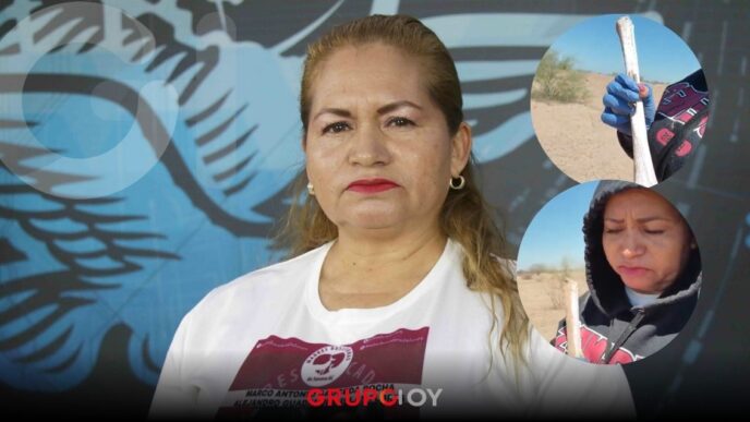 "Vamos a casa, hijo": Ceci Flores encuentra restos que podrían ser de su hijo desaparecido en Sonora
