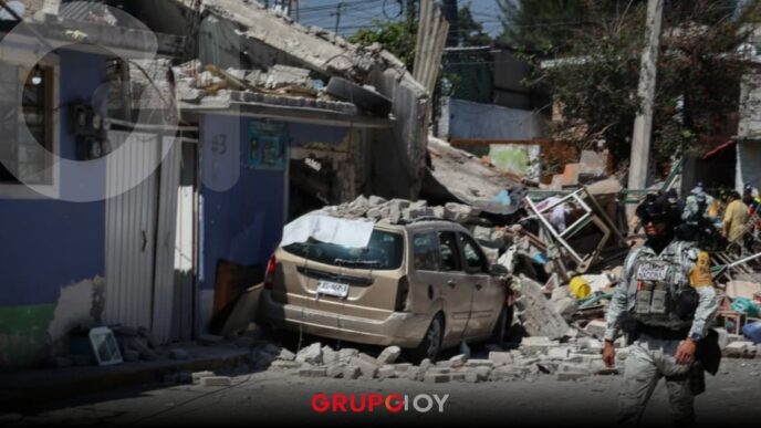 Fuerte explosión por gas LP en Coacalco deja 12 lesionados y viviendas colapsadas