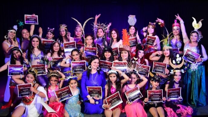 Academia Aia Guevara de Tlaxcala gana primer lugar en IBC Belly Dance 2026