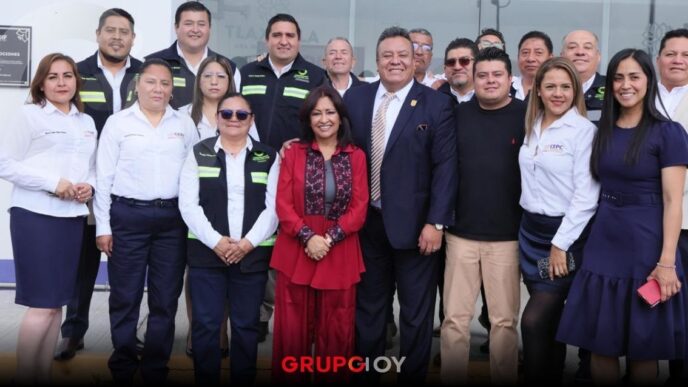 Lorena Cuéllar presenta el nuevo Atlas de Riesgos de Tlaxcala