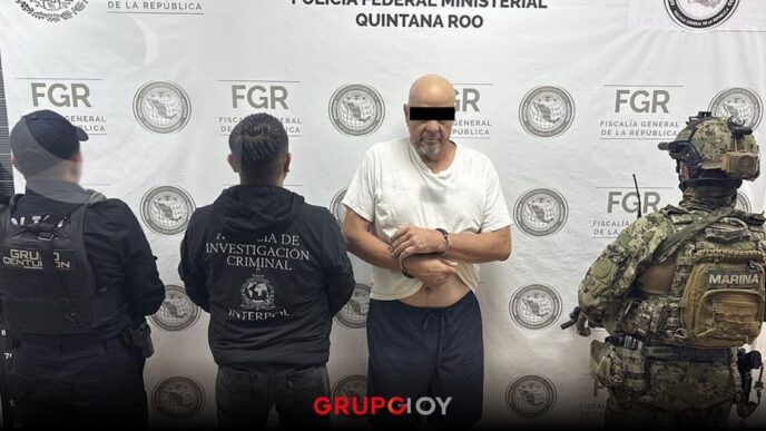 Detienen en Quintana Roo a "Milo", objetivo prioritario buscado por Estados Unidos