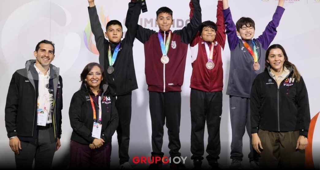 Lorena Cuéllar y CONADE premian a medallistas de taekwondo en la Olimpiada Nacional 2026