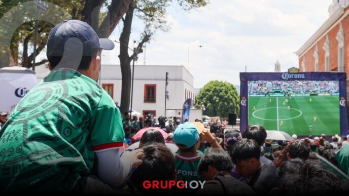 El Fan Fest mundialista vuelve al Centro Histórico de Tlaxcala este jueves