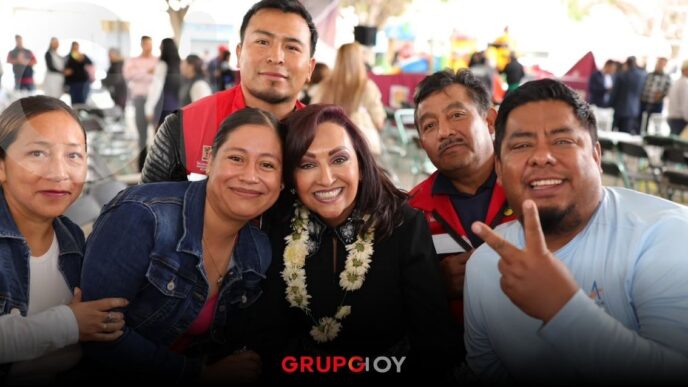 Lorena Cuéllar anuncia la construcción de la primera secundaria indígena en Teolocholco