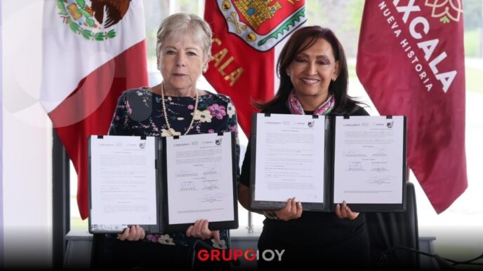 Lorena Cuéllar y Semarnat firman convenios para transformar residuos y proteger el medio ambiente