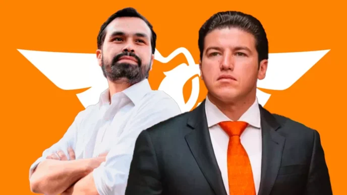 Samuel García presenta a Jorge Álvarez como precandidato a la presidencia con Movimiento Ciudadano