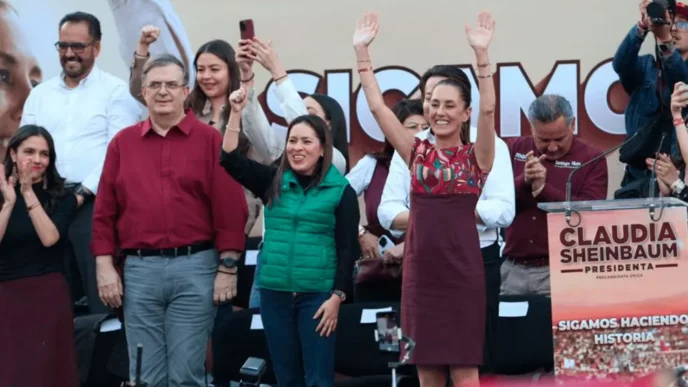 Claudia Sheinbaum cierra su precampaña con exitoso evento en el Monumento a la Revolución