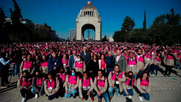 INE realiza toma de protesta a supervisores y capacitadores electorales en la CDMX