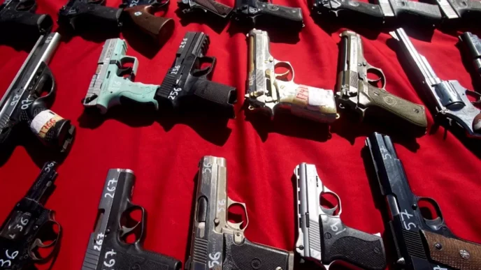 México confisca 50,000 armas de contrabando; 70% provenientes de Estados Unidos