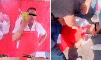 Arrestan al taquero que amenazó con un machete a una mujer