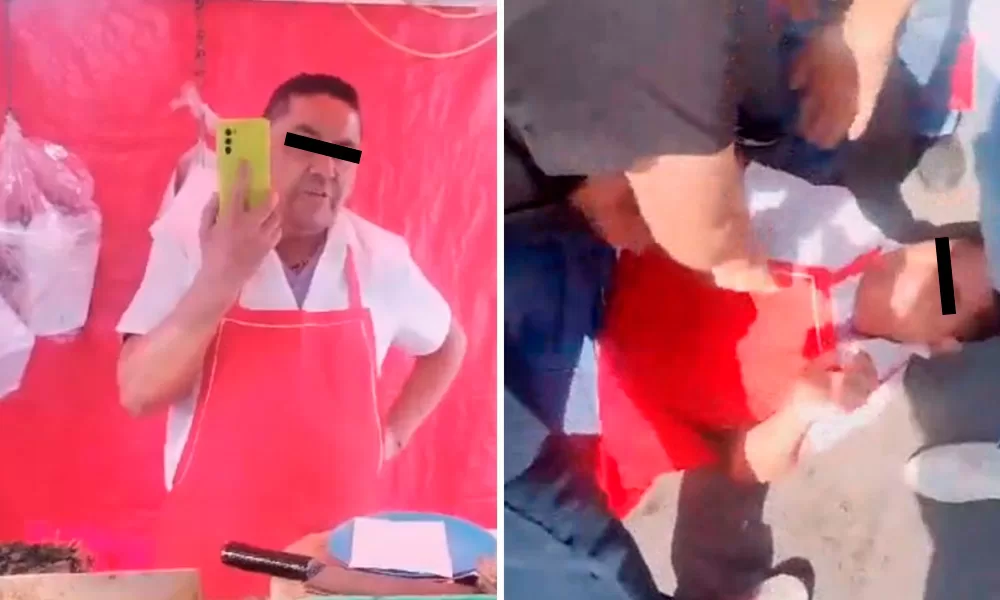 Arrestan al taquero que amenazó con un machete a una mujer