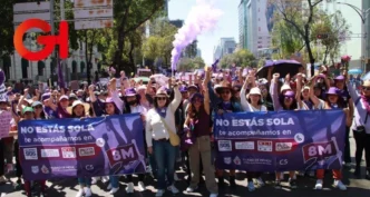 Más de 200 mil mujeres participaron en la marcha del 8M