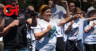 Clara Brugada lidera entrenamiento de boxeo para batir récord en la Clase Nacional 2025
